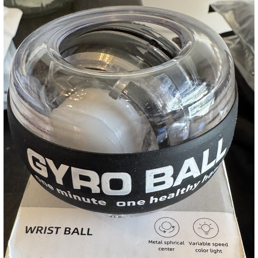 Torque Ball Hand Exerciser - Self-Starting Wrist Power Gyro Balls Auto-Start